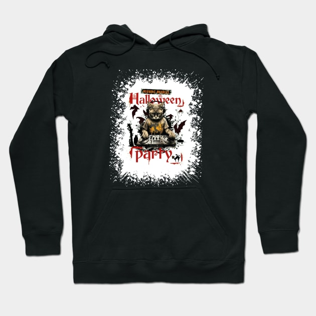 HALLOWEN PARTY - MEOWSIC MADNESS Hoodie by MusicianCatsClub